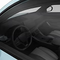 BYD Song Plus New Energy Vehicle with Interior 3d model