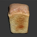 Freshly Baked Golden Crust Bread With Soft Interior On Black Surface