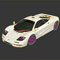Silver Sleek Sports Car With Black Wheels And Glossy Surface Reflection