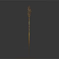 Elegant Hairpin with Intricate Carved Design and Decorative Gemstone for Daily Fashion Styling