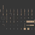 Wooden Furniture Components Including Frames Panels And Unassembled Parts