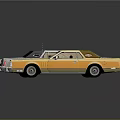 Two Classic Vintage Sedans With Silver And Gold Shiny Bodies And Reflections