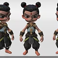 Character ornaments which 3d model