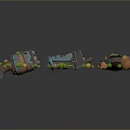 Science Fiction Firearms Next Generation Firearms Science Fiction Game Gun Game Firearms Game Gun Concept Gun Laser Gun 3d model