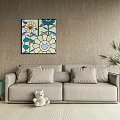Modern Minotti double sofa 3d model