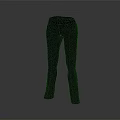 Black Slim Fit Casual Pants With Stretchy Fabric For Daily Wear