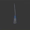 Daily Necessities Broom With Wooden Handle And Natural Fiber Bristles For Home Cleaning