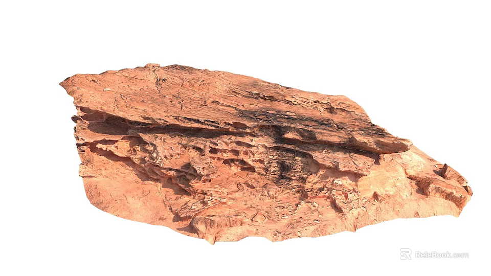 Natural Stone And Wood Materials For Rustic Home Decor Design Projects 3d model