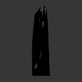 Dark Gray Robe With Golden Embellishments On Shoulders And Chest