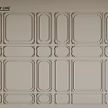 Various Decorative Gypsum Line Patterns for Interior Wall and Ceiling Design 3d model