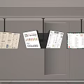 Commercial Equipment Suspended Digital Menu Boards For Business Venues With Multiple Displays
