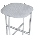 Modern Glass Coffee Tables With Geometric Colorful Panels In Red Blue Black Brown