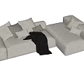 Modern Multiplayer Sofa 3d model