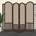 Screen partition 3d model