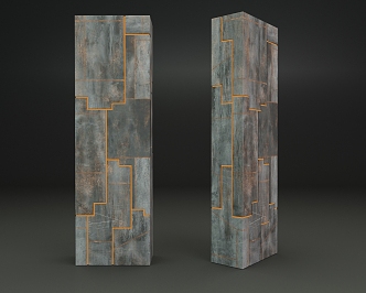 INDUSTRIAL LOFT COLUMN 3d model