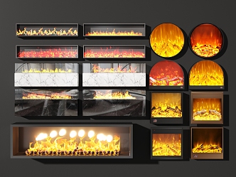 Fireplace 3d model