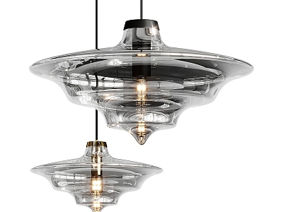 Modern glass chandelier model