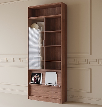 Modern Decorative Cabinet Bookcase 3d model