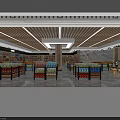Liquor and Tobacco Store Interior Featuring Bright Lighting Neat Shelves And Various Products