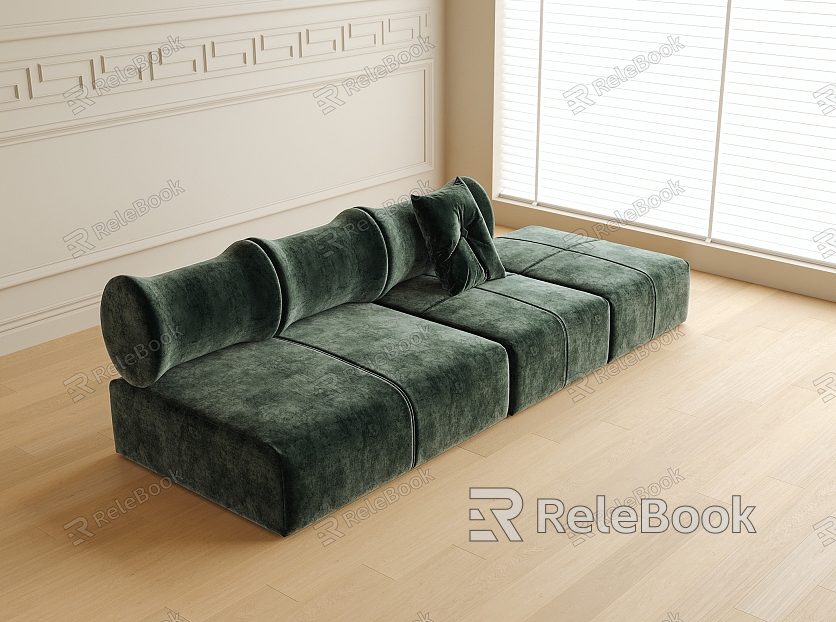 Modern Multiplayer Sofa Sofa model