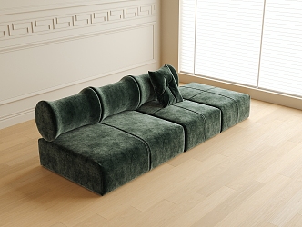 Modern Multiplayer Sofa 3d model