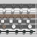 Modern socket rail socket controller 3d model