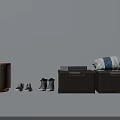 Practical Wicker Storage Baskets for Organizing Shoes Books and Pillow at Home