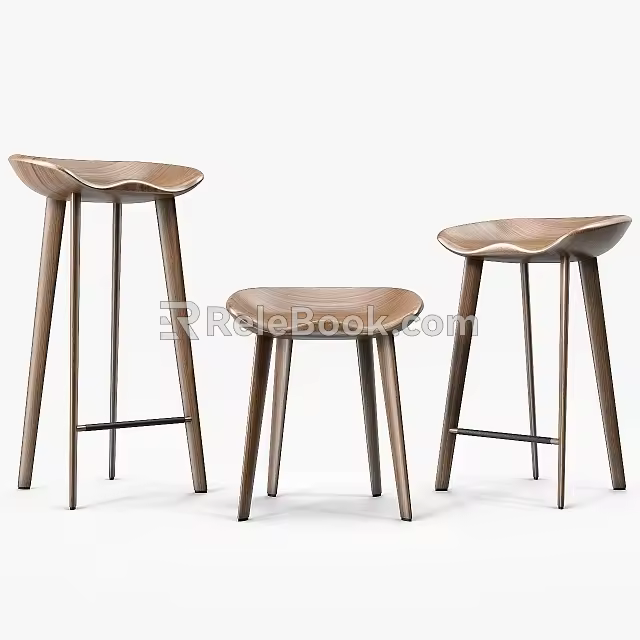 Bar stool 3d model