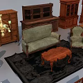 Stylish Wooden Table And Chair Set For Home Living Room With Various Designs
