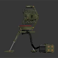 Tripod Mounted Military Radar System With Antenna Array And Power Supply Unit