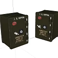 Commercial Safes By SPECTOR SAFE CO And L.A. BRENNAN With Black Metal Knob Lock