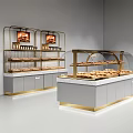 Supermarket Bread Baking Shelf 3d model