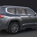 Silver Modern SUV With Large Grille Sleek Body Lines LED Headlights And Stylish 4WD Wheels
