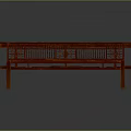 Traditional Chinese Mahogany Table and Bench Set with Intricate Carved Patterns and Classic Wooden Structure