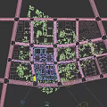 Modern Industrial Plant Complex With Multiple Buildings Green Spaces And Road Networks