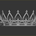 Modern Crown Crown Crown Crown Crown Home Ornaments 3d model