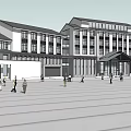 New Chinese Architecture 3d model