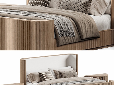 Modern Double Bed model