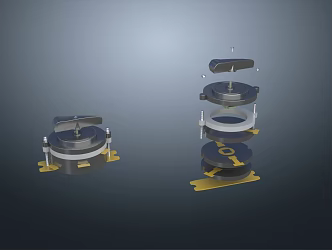 Combination switch 3d model