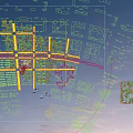 Aerial View Urban Planning With High Rise Residential Buildings And Green Spaces
