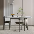 Retractable Dining Table Now Dining Table Rock Plate Dining Table Minimalist Dining Table Italian Style Dining Table 3d model