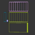Modern Storage System With Metal Frame Glass Doors And Sleek Layered Shelves
