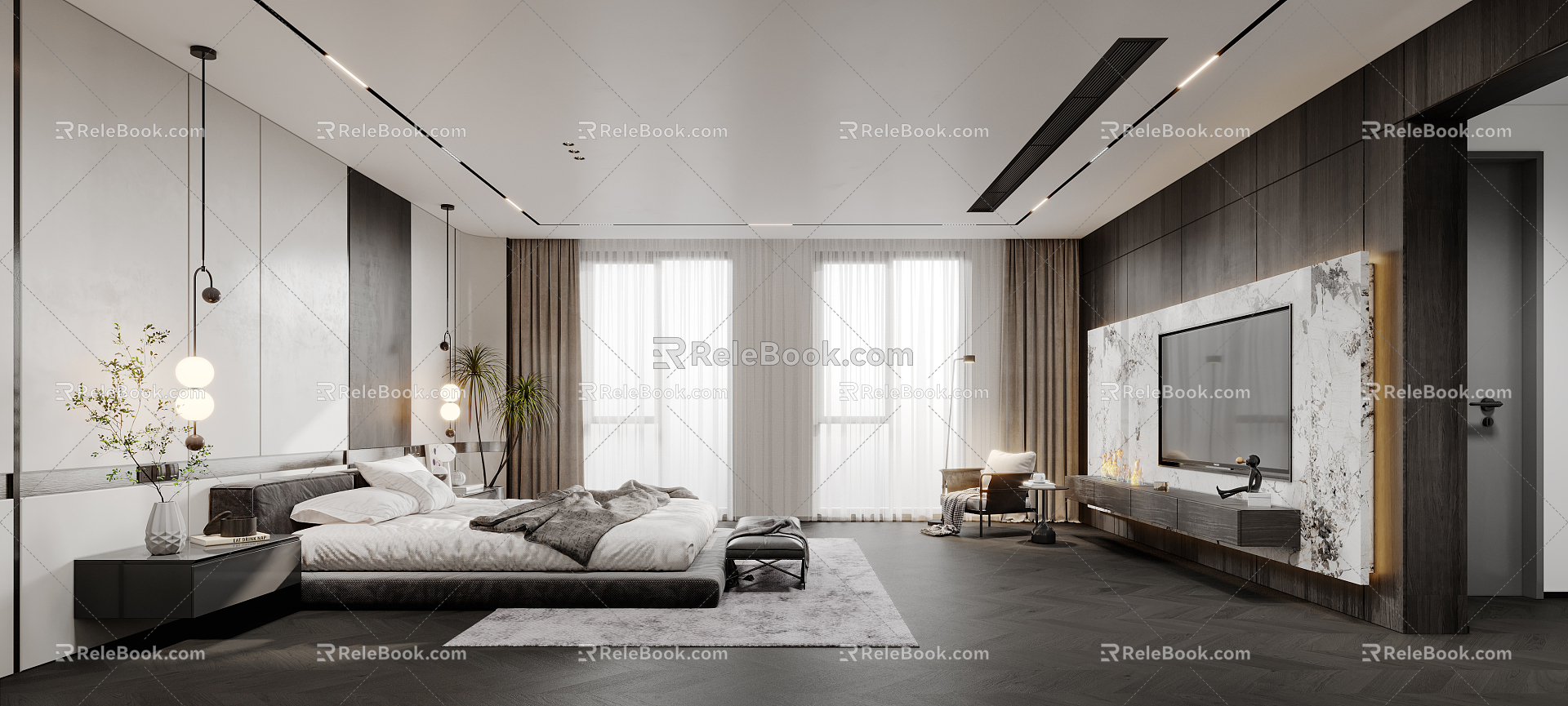 Modern Bedroom model