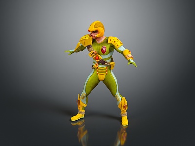 Science Fiction Warrior Future Warrior Next Generation Warrior Super Soldier Magic Warrior Super Soldier Science Fiction Soldier 3d model