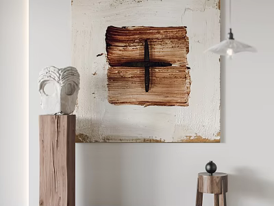 Modern Decorative Painting Hanging Painting 3d model