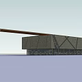 Contemporary Commercial Complex With Geometric Glass Curtain Wall And Modern Architectural Design