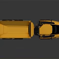 Yellow Volvo Dump Truck With Large Tires And Spacious Cab