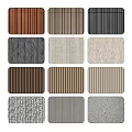 Decorative Wall Panels With Various Textures And Colors For Modern Interior Design