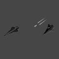 Sons of Blackbird Fighter 3d model