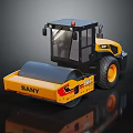 SANY Heavy Duty Road Roller With Yellow Black Exterior And Large Drum